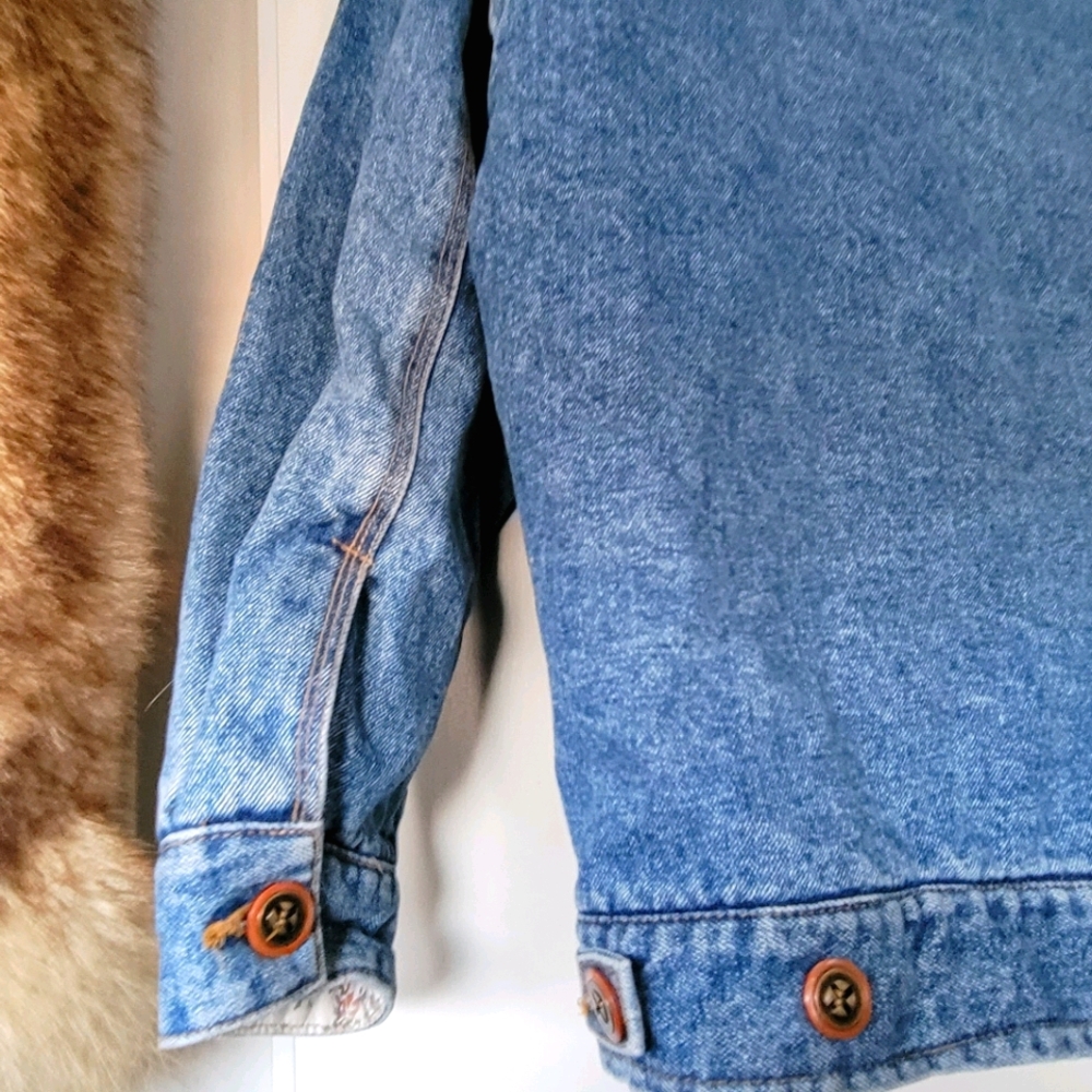 Vintage Country Rose Denim Jacket - Picture 5 of 6